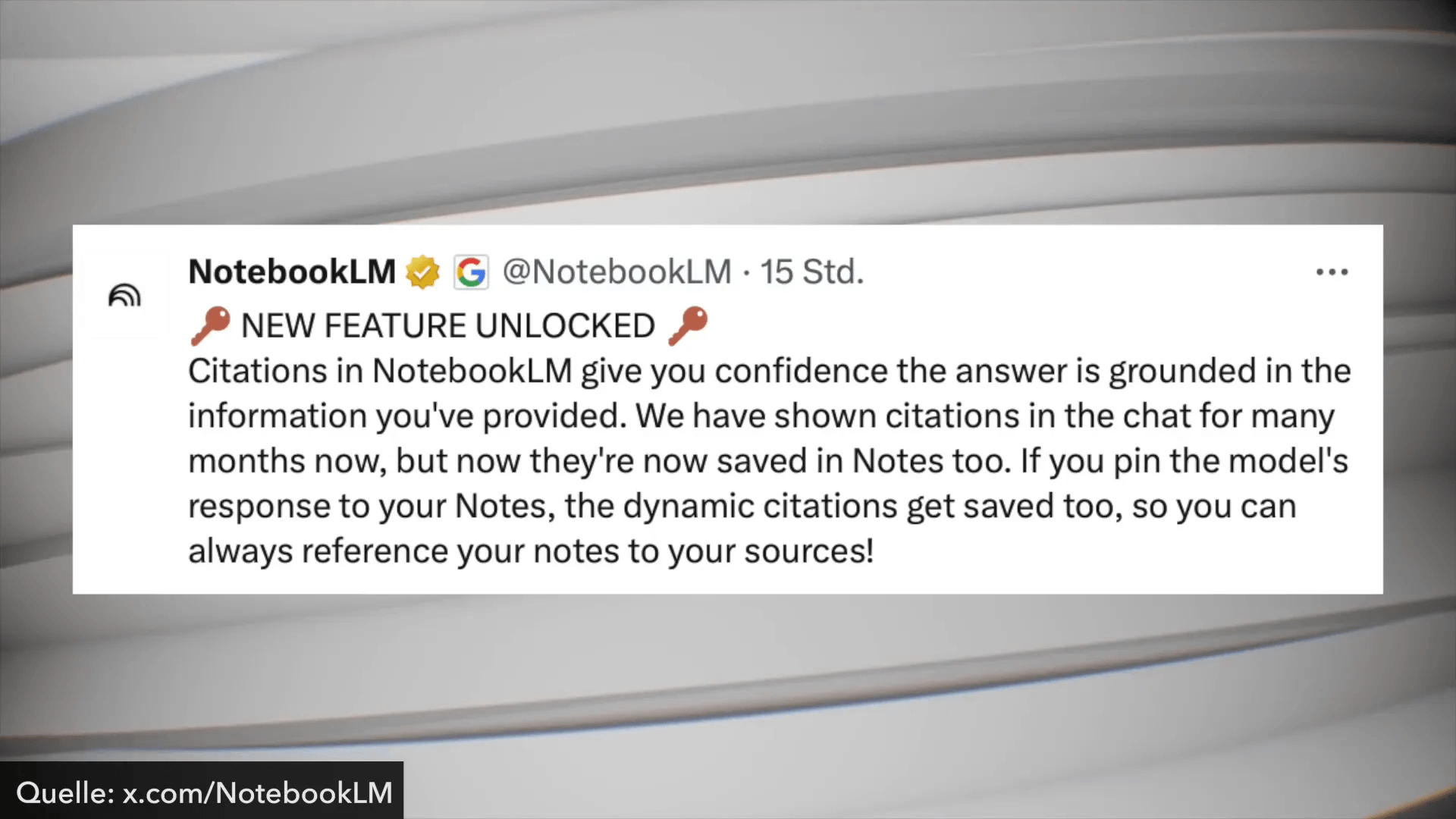 NotebookLM neue Funktionen